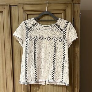 Generation love lace shirt